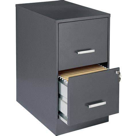 two drawer lockable file cabinet